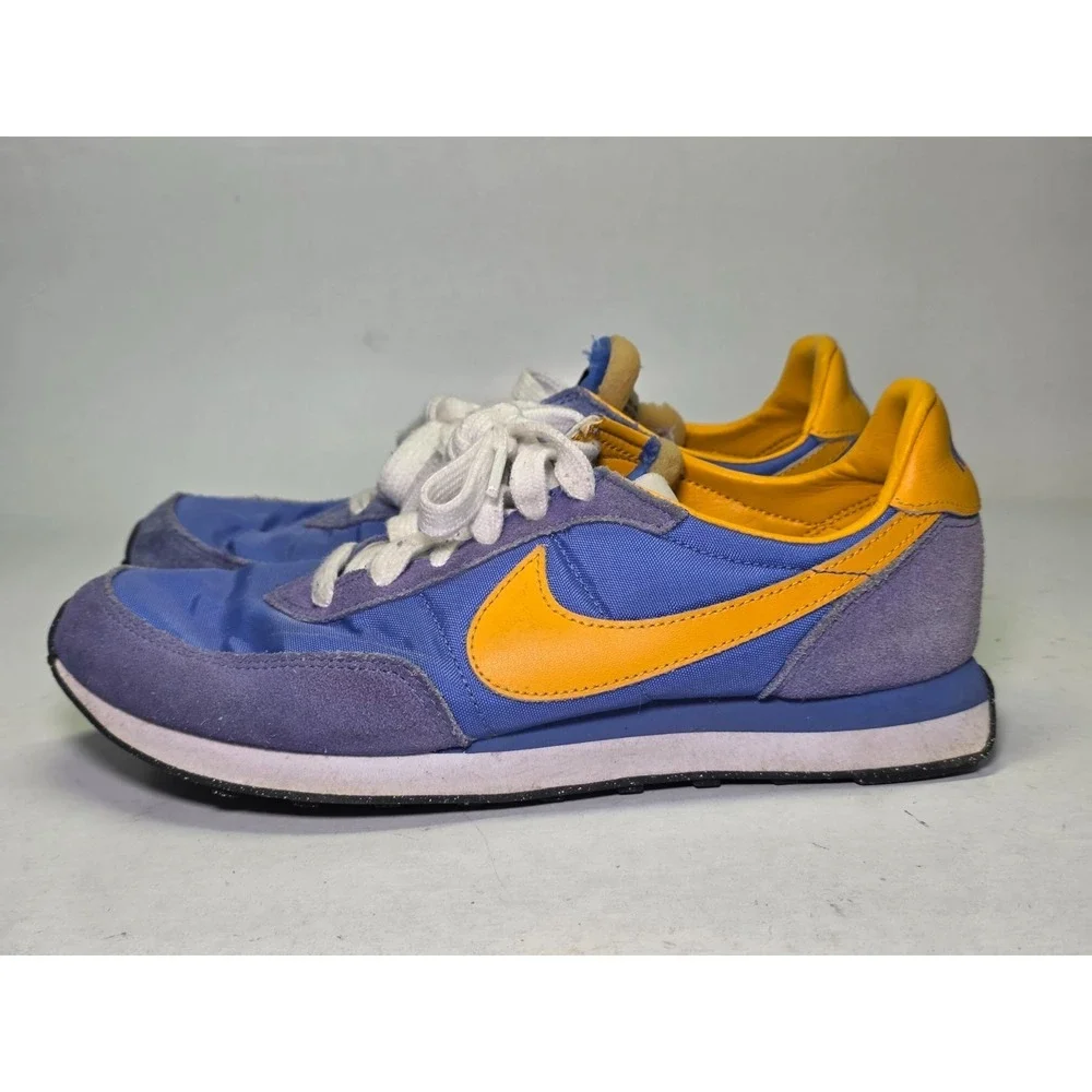 Nike Waffle Trainer 2 Youth Sneakers Size 6 Y EU 38.5‎ UK 5.5 Blue Yellow Shoes